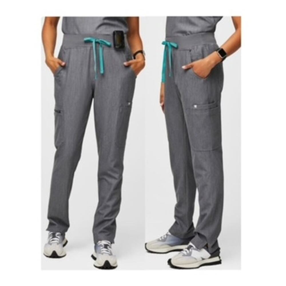 Figs Yola High Waisted 10 Pocket Scrub Pants XL